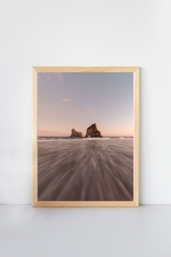 Wharariki Beach : vagues