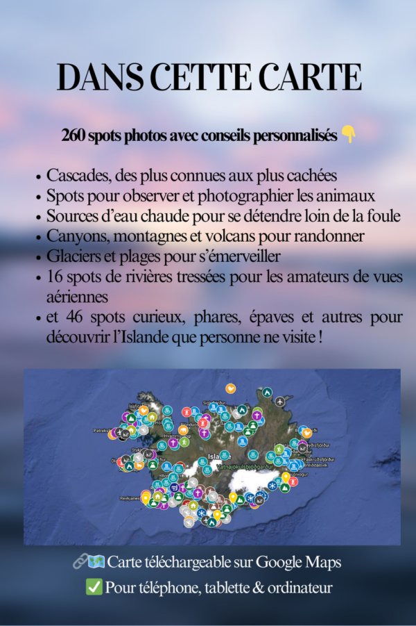 Carte + guide voyage et photographie - Islande 🇫🇷 – Image 2