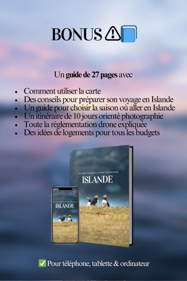 Carte + guide voyage et photographie - Islande 🇫🇷 – Image 3