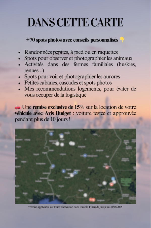 Carte Laponie Finlandaise – Image 2