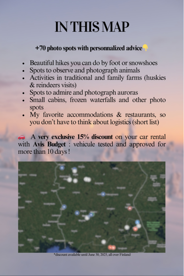 Carte Laponie Finlandaise – Image 3