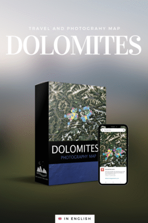 Dolomites photography map