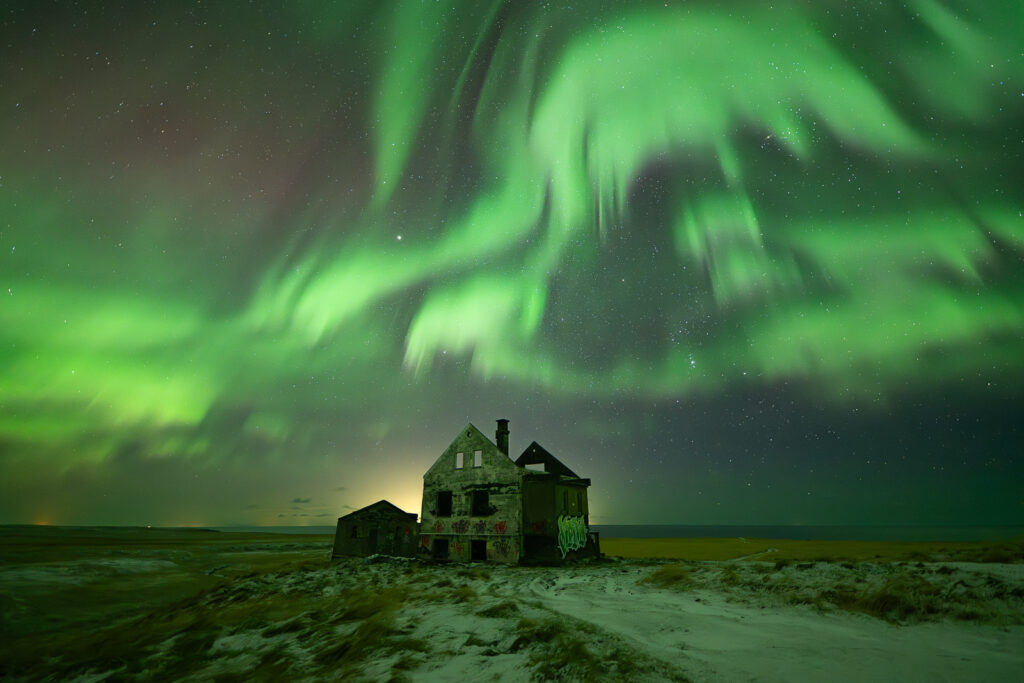 Northern Lights photographed in Iceland