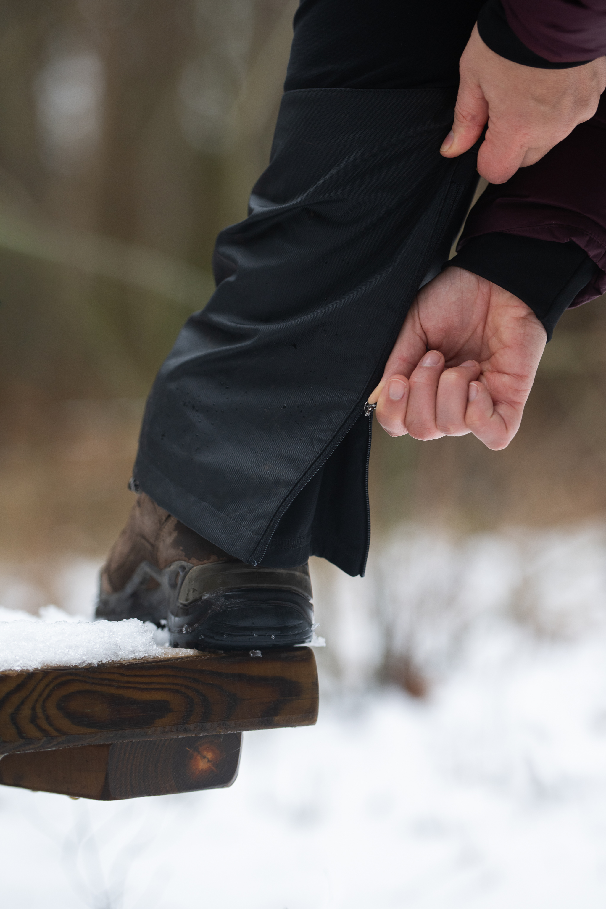 Exemple de pantalon chaud pour l'hiver