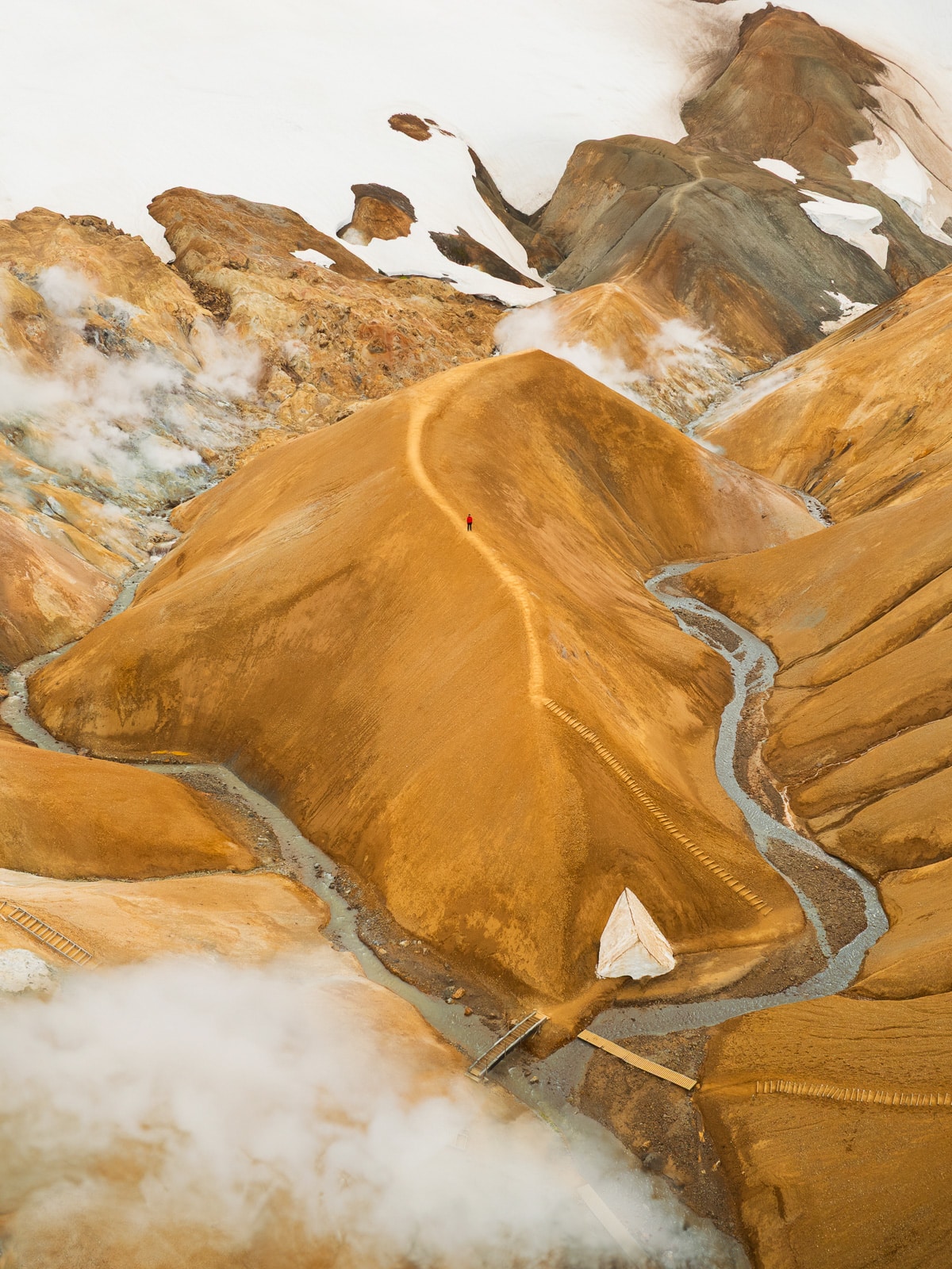 Kerlingarfjöll en Islande en été sans touristes
